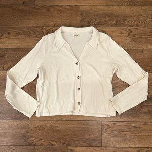 Madewell Cropped Cardigan Sweater